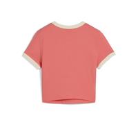 PUMA Camiseta baby tee estampada EQUAL LOVE CONFEDERATION para mujer, Ropa, Rojo, S S