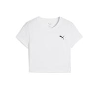 PUMA Camiseta Baby tee Wardrobe ESS Mujer S, White