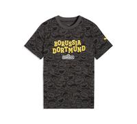 PUMA Camiseta Borussia Dortmund x Sesame Street juvenil, Accesoiros, Negro, 9-10Y