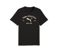 Camiseta estampada PUMA Class para hombre, Ropa, Negro, M M