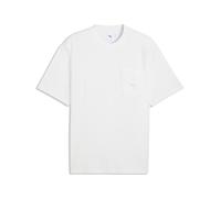 PUMA Camiseta con bolsillo Select Essentials para hombre, Accesoiros, Blanco, XXL