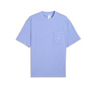 PUMA Camiseta con bolsillo Select Essentials para hombre, Accesoiros, Morado, M