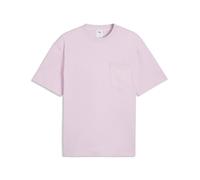 PUMA Camiseta con bolsillo Select Essentials para hombre, Accesoiros, Rosa, XXL