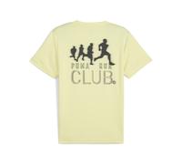 PUMA Camiseta con estampado RUN CLUB para hombre, Ropa, Amarillo, XXL XXL