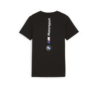 PUMA Camiseta con logotipo BMW M Motorsport ESS+ para jóvenes, Ropa, Negro, 9-10Y 9-10Y