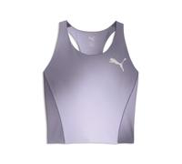 PUMA Camiseta corta de running estampada Lightspeed para mujer, Accesoiros, Gris, XS