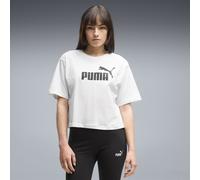PUMA Camiseta corta holgada ESS con logotipo n.º 1 para mujer, Ropa, Blanco, XL