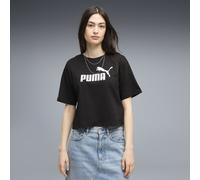 PUMA Camiseta corta holgada ESS con logotipo n.º 1 para mujer, Ropa, Negro, M