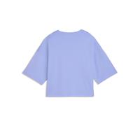 PUMA Camiseta crop extragrande WARDROBE ESS para mujer, Ropa, Morado, M M