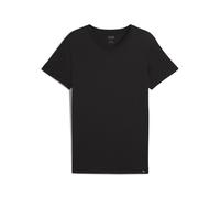 PUMA Camiseta cuello de pico para hombre (pack de 2), Ropa, Negro, S