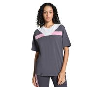 PUMA Camiseta de ajuste regular para mujer, Gris galáctico, 34