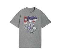 PUMA Camiseta de baloncesto holgada Flagrant Foul juvenil, Accesoiros, Gris, 7-8Y