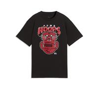 PUMA Camiseta de baloncesto holgada Flagrant Foul juvenil, Accesoiros, Negro, 7-8Y