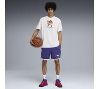 PUMA Camiseta de baloncesto holgada Junior Varsity I para hombre, Accesoiros, Blanco, XS XS