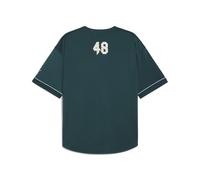 PUMA Camiseta de béisbol extragrande para hombre, Ropa, Verde Terrain, L L