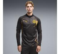 PUMA Camiseta de calentamiento de cuello con cremallera Borussia Dortmund para hombre, Accesoiros, Negro, XXL