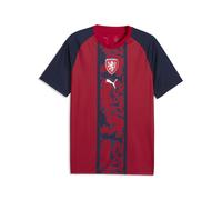 PUMA Camiseta de calentamiento República Checa para hombre, Accesoiros, Rojo, M