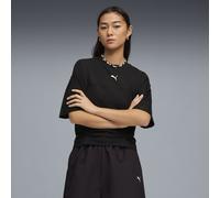 PUMA Camiseta de cintura ajustada Dare To para mujer, Ropa, Negro, XL