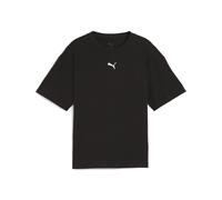 PUMA Camiseta de corte rectangular Essentials juvenil, Accesoiros, Negro, 15-16Y