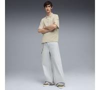 PUMA Camiseta de Corte Rectangular Wardrobe Essentials Hombre S, Pebble Gray Beige