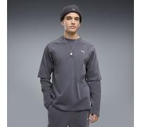 PUMA Camiseta de doble capa Select Essentials para hombre, Accesoiros, Gris, XXL