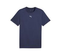 PUMA Camiseta de entrenamiento de manga corta. Color azul marino