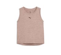 PUMA Camiseta de fitness para mujer CLOUDSPUN marrón claro | S