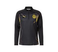 PUMA Camiseta de calentamiento de cuello con cremallera Borussia Dortmund para hombre, Accesoiros, Negro, M