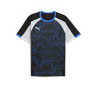 PUMA Camiseta de fútbol 'Individual Liga' azul oscuro / negro / blanco L azul oscuro / negro / blanco
