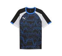 PUMA Camiseta de fútbol IndividualLIGA Graphic Hombre S, Black White Ultra Blue