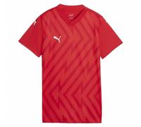 PUMA Teamglory Jersey Wmns Camiseta de fútbol, Rojo Blanco, XS Unisex Adulto