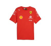 PUMA Camiseta del Equipo Scuderia Ferrari 2024 para Hombre - Rojo Quemado - Tamaño: M