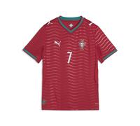 PUMA Camiseta de jugador Portugal 1.ª equipación 2026 juvenil, Accesoiros, Rojo, 11-12Y
