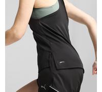 PUMA Camiseta de malla sin mangas RUN GRAPHIC para mujer, Accesoiros, Negro, M M