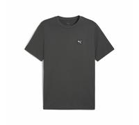 PUMA Camiseta de manga corta con logotipo cuadrado bordado. Color Antracita