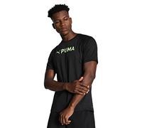 Puma Camiseta de Manga Corta Hombre Ultrabreathe Triblend Negro