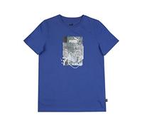 PUMA Camiseta de Manga Corta Niño Essentials+ Street Art GRAP Azul