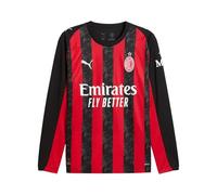 PUMA Camiseta de manga larga AC Milán Home 2025/2026, color blanco rojizo, S para hombre