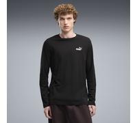 PUMA Camiseta de manga larga Essentials con logo n.º 1 para hombre, Ropa, Negro, M