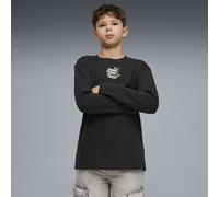 PUMA Camiseta de manga larga holgada MID 90s juvenil, Ropa, Negro, 7-8Y