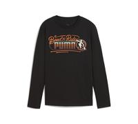 PUMA Camiseta de manga larga MID90S juvenil, Accesoiros, Negro, 11-12Y 11-12Y
