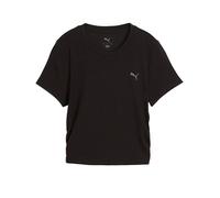 PUMA Camiseta de training CLOUDSPUN Ribbed Slim para mujer, Ropa, Negro, XS XS