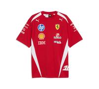 PUMA Camiseta de piloto Scuderia Ferrari HP Replica unisex, Accesoiros, Rojo, L L