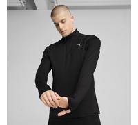 PUMA Camiseta de running con cuello con cremallera VELOCITY CLOUDSPUN para hombre, Ropa, Negro, XS