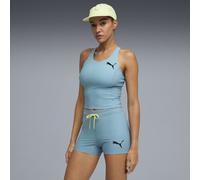 PUMA Camiseta de running crop de tirantes Lightspeed para mujer, Ropa, Azul, L