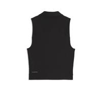 PUMA Camiseta de tirantes CLOUDSPUN Quarter-Zip para mujer, Ropa, Negro, M M