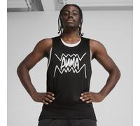 PUMA Camiseta de tirantes de baloncesto Jaws Core para hombre, Ropa, Negro, M