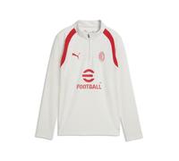 PUMA Camiseta de training AC Milan con cremallera de un cuarto juvenil, Accesoiros, Gris, 5-6Y