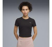 PUMA Camiseta de training CLOUDSPUN Ribbed Slim para mujer, Ropa, Negro, 3XL