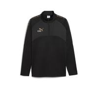 PUMA Camiseta de training de fútbol con cuello con cremallera de invierno KING para hombre, Ropa, Negro, XS XS
